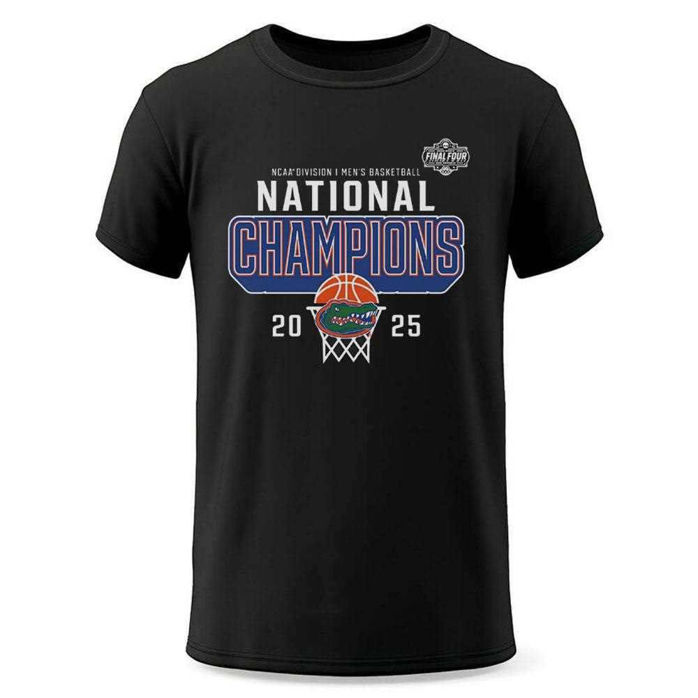 Florida Gators 2025 Ncaa Mens Basketball National Champions Core Shirt Florida Gators 2025 Ncaa Mens Basketball National Champions Core Shirt