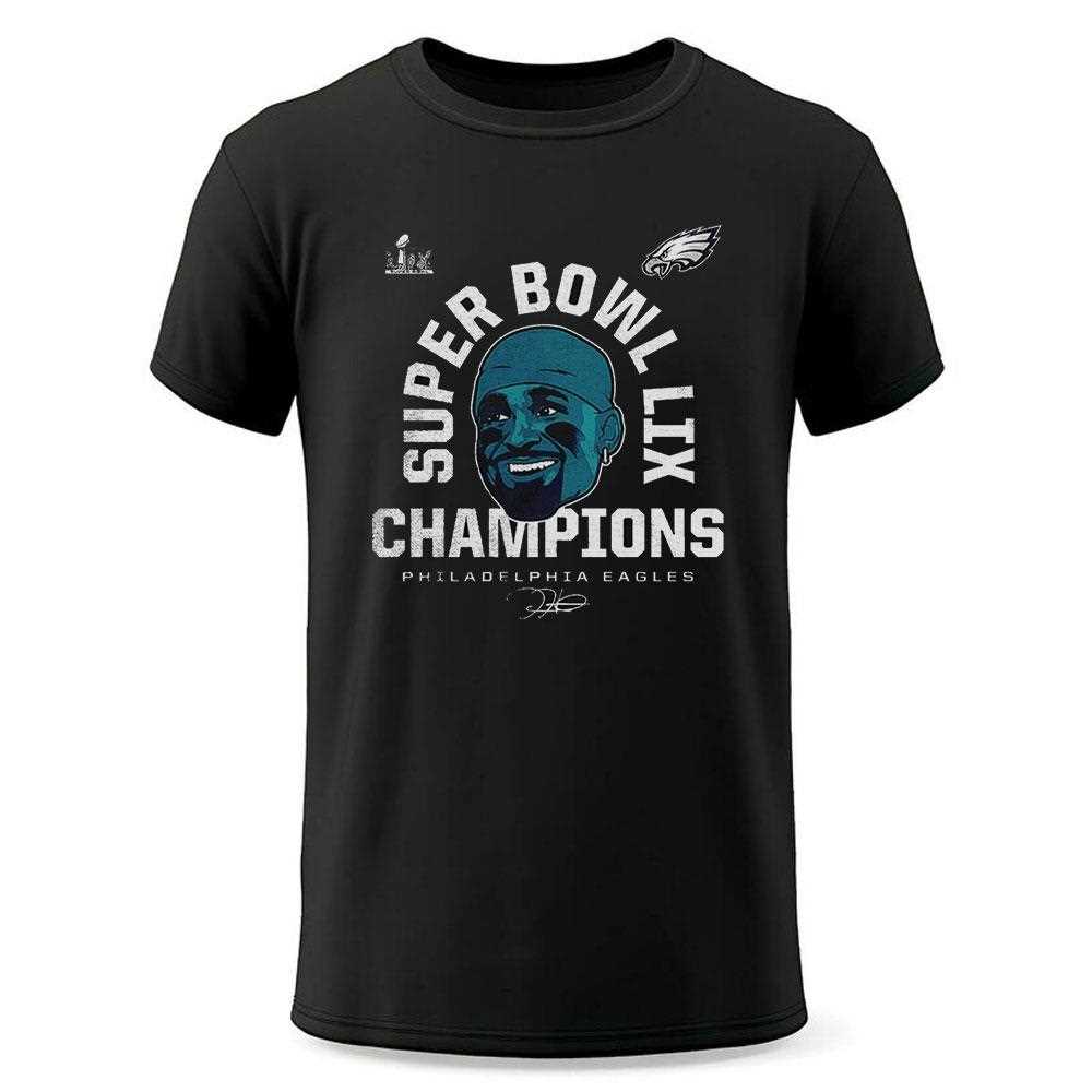 Jalen Hurts Super Bowl Lix Champions Philadelphia Eagles Shirt Jalen Hurts Super Bowl Lix Champions Philadelphia Eagles Shirt