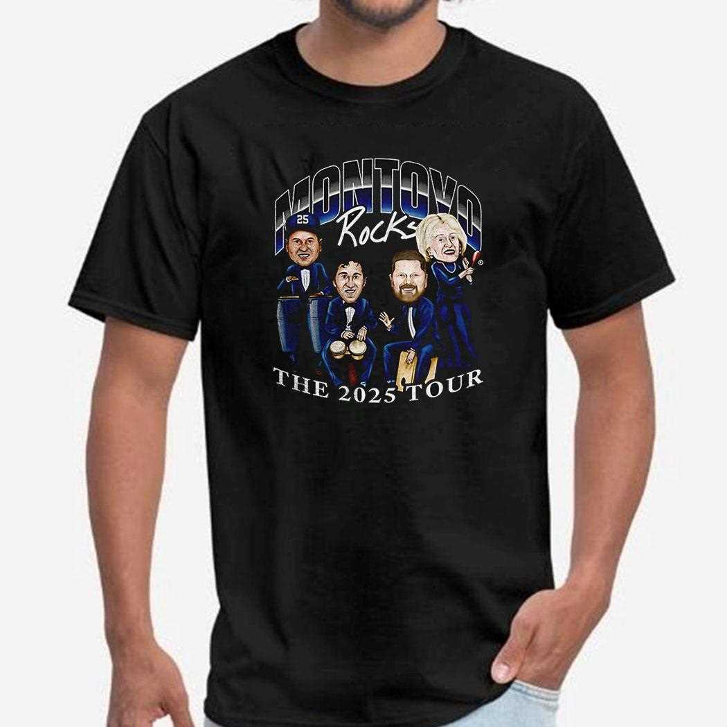 Montoyo Band The 2025 Tour Cartoon Shirt Montoyo Band The 2025 Tour Cartoon Shirt