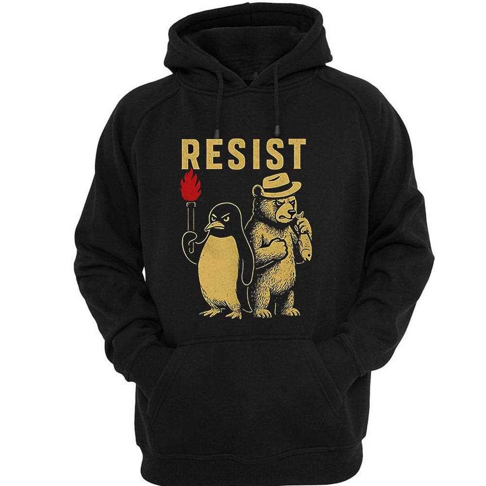 Penguins Smokey Bear Resist Tariff Shirt Penguins Smokey Bear Resist Tariff Shirt