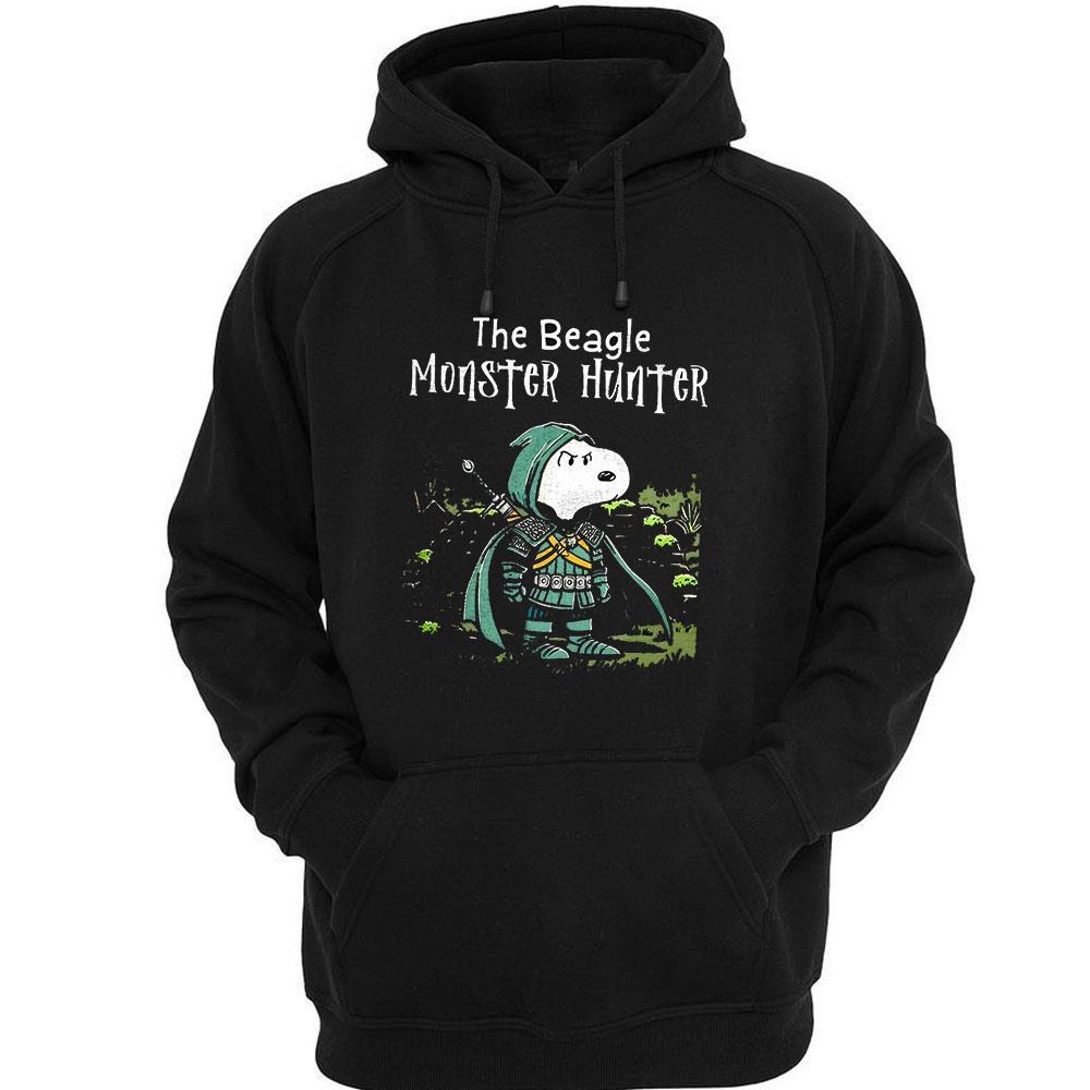 The Beagle Monster Hunter Snoopy The Witcher Shirt The Beagle Monster Hunter Snoopy The Witcher Shirt