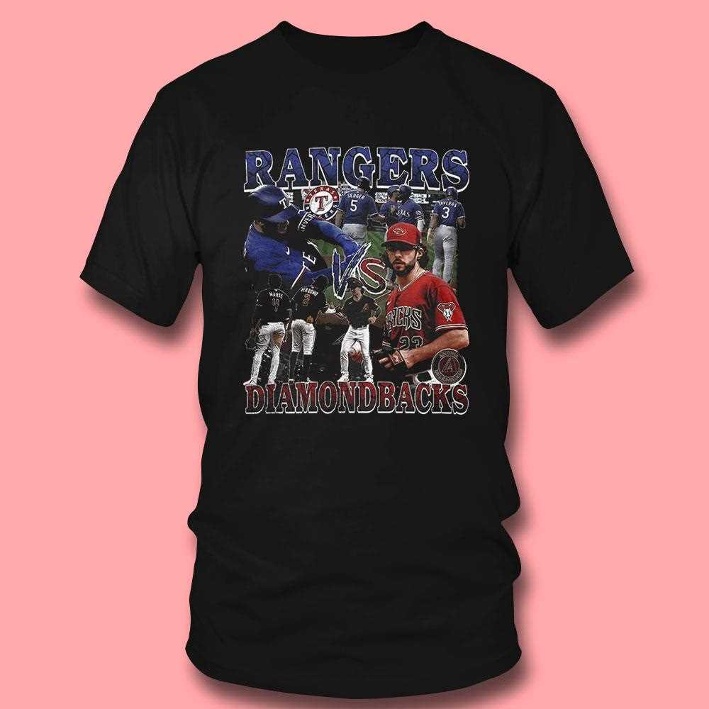 Arizona Diamondbacks Vs Texas Rangers World Series Mlb Baseball Team Graphic Shirt Arizona Diamondbacks Vs Texas Rangers World Series Mlb Baseball Team Graphic Shirt