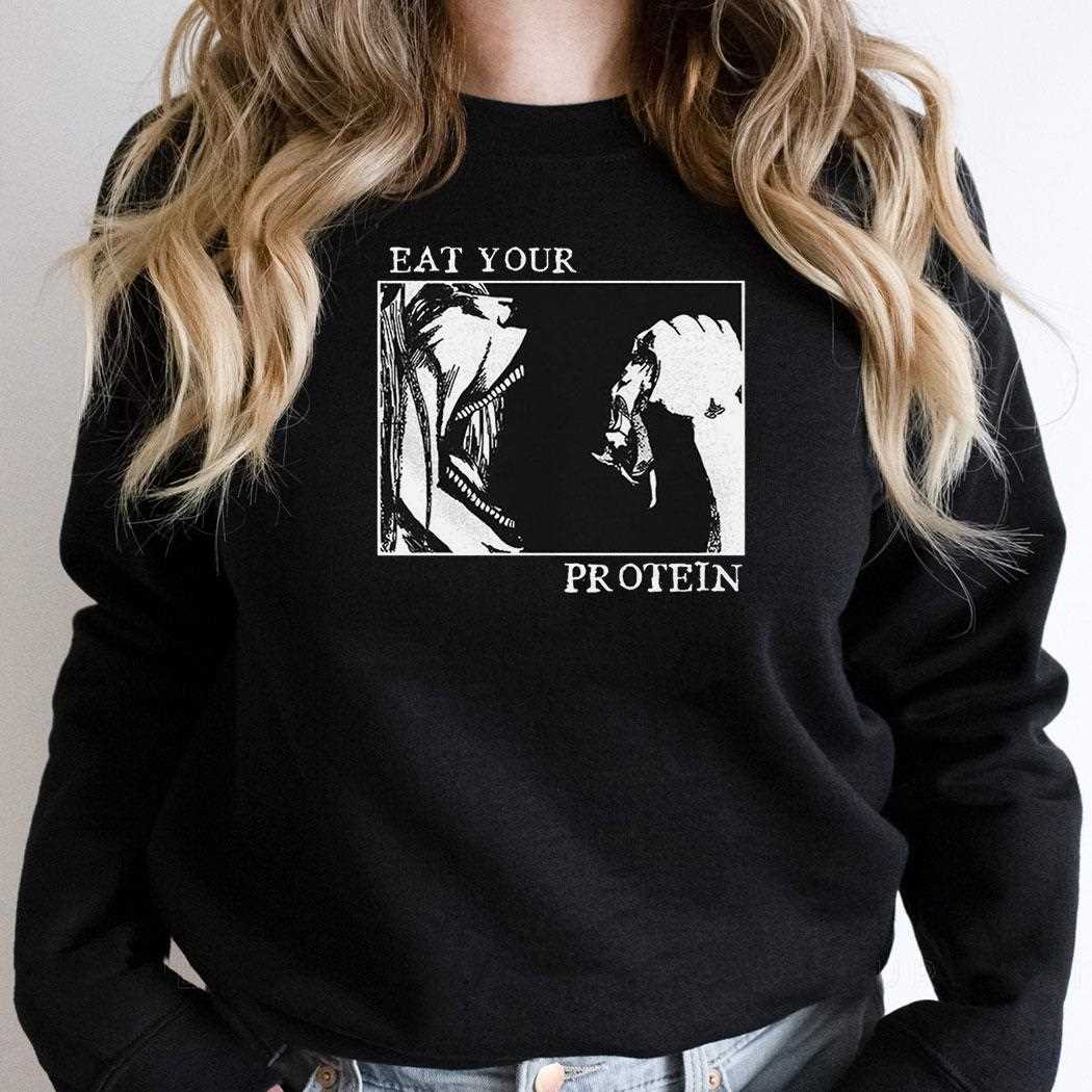Attack On Titan Eat Your Protein Shirt Attack On Titan Eat Your Protein Shirt