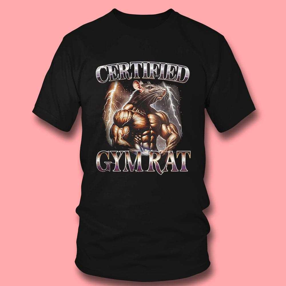 Certified Gym Rat Vintage Shirt Certified Gym Rat Vintage Shirt