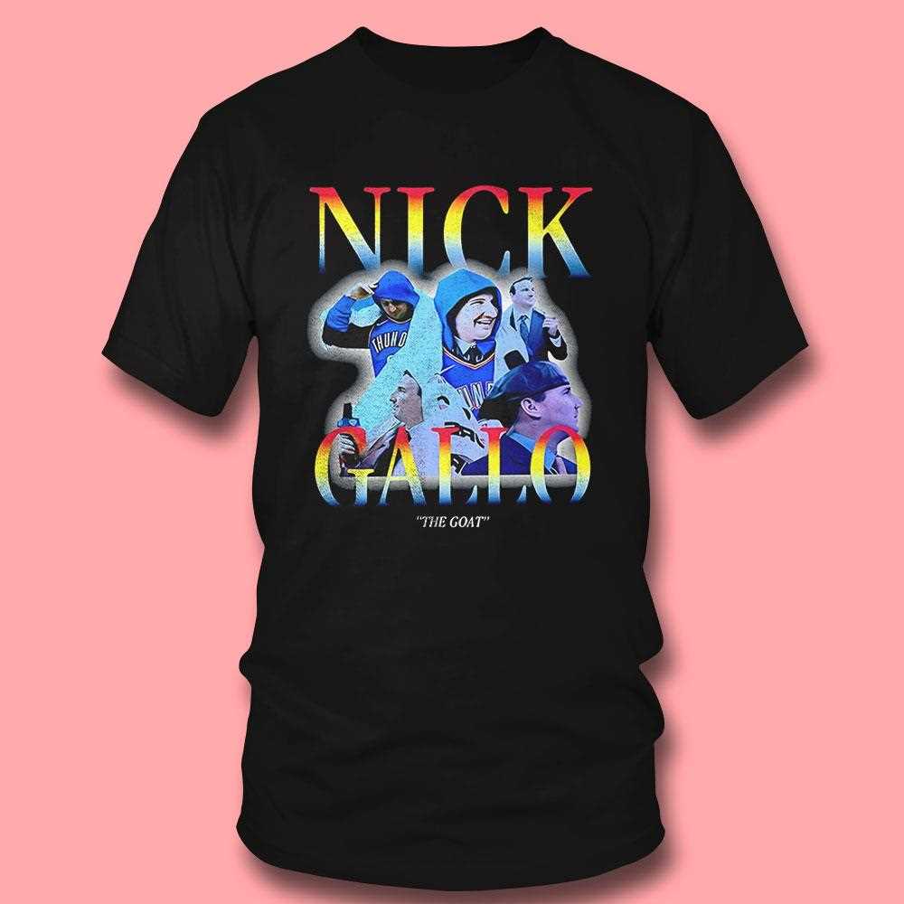 Jalen Williams Nick Gallo The Goat Shirt Jalen Williams Nick Gallo The Goat Shirt