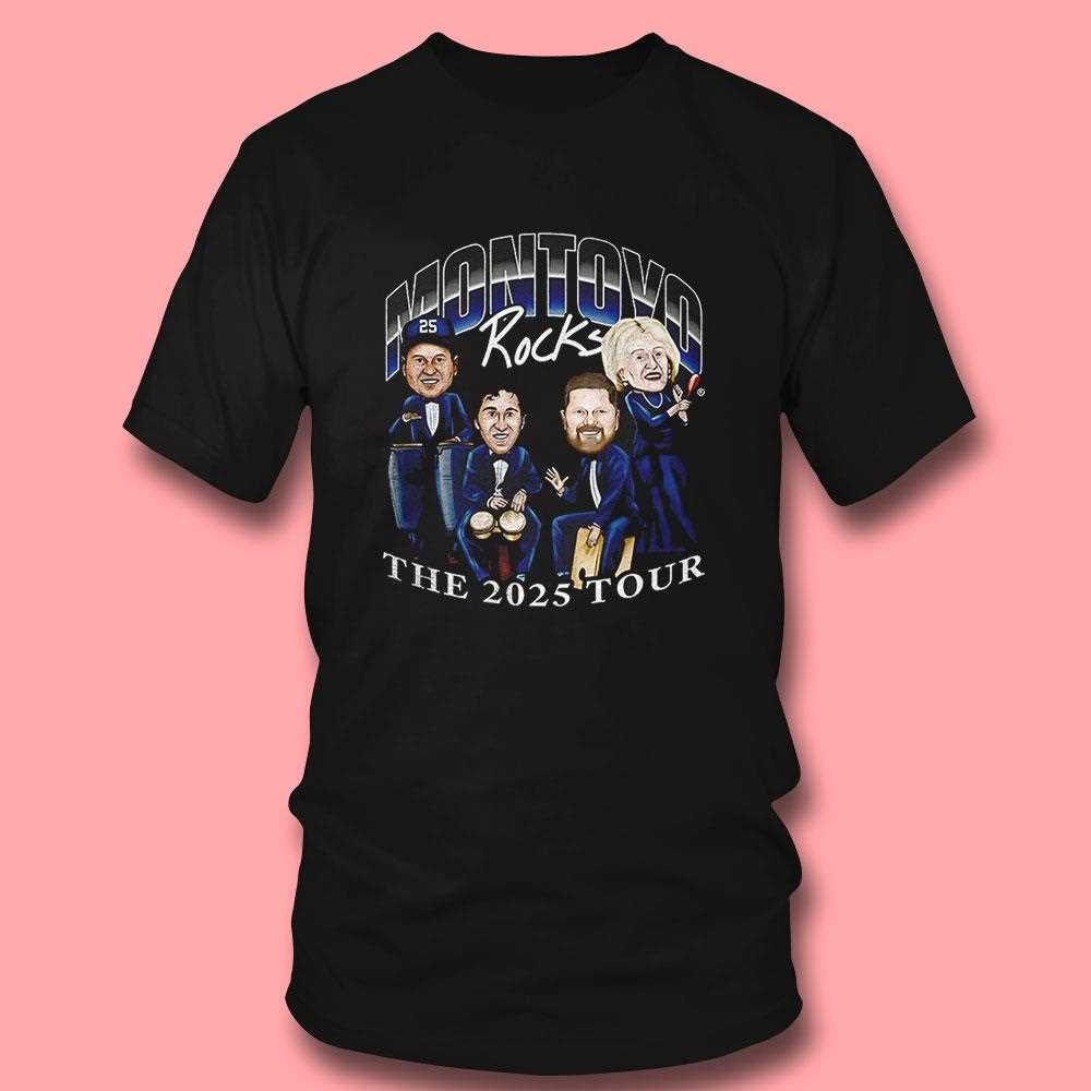 Montoyo Band The 2025 Tour Cartoon Shirt Montoyo Band The 2025 Tour Cartoon Shirt