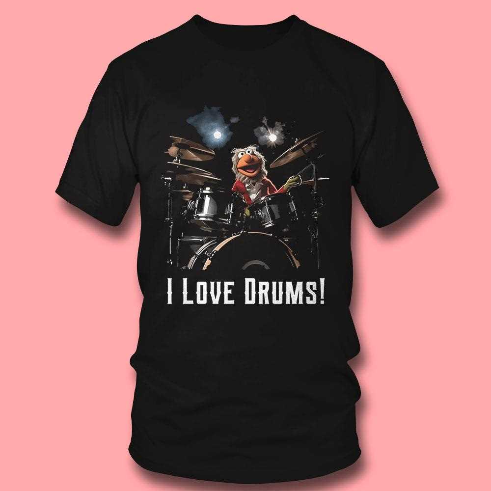 Muppets I Love Drums Shirt Muppets I Love Drums Shirt