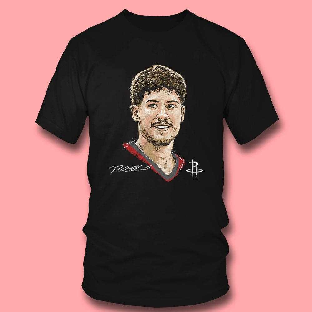 Reed Sheppard Houston Rockets Mlb Basketball Player Portrait Signature Shirt Reed Sheppard Houston Rockets Mlb Basketball Player Portrait Signature Shirt