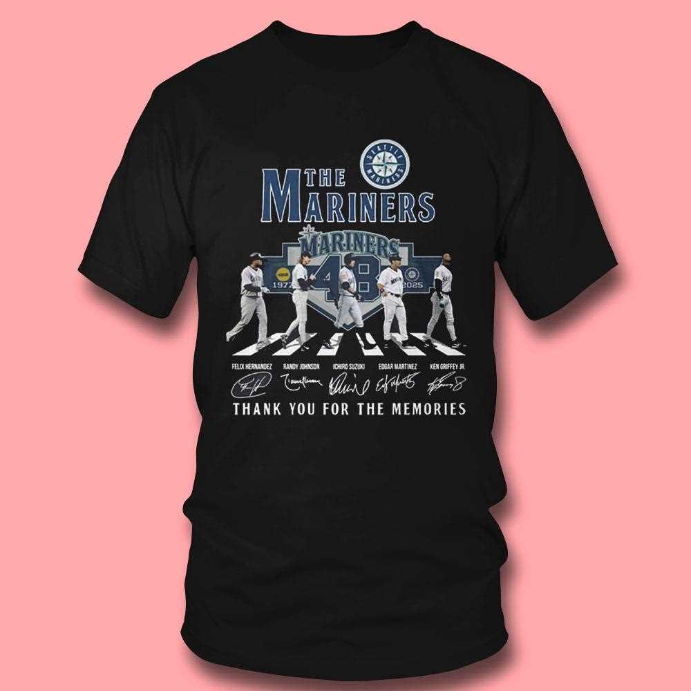 Seattle Mariners 48th Anniversary 1977 2025 Shirt Seattle Mariners 48th Anniversary 1977 2025 Shirt