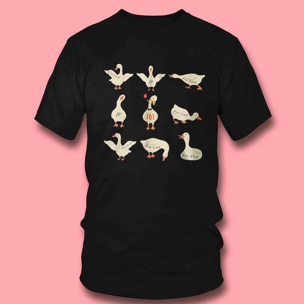 Silly Goose Subtle Anti Fdt Print Shirt Silly Goose Subtle Anti Fdt Print Shirt