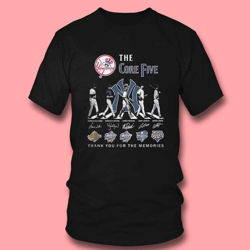The Core Five New York Yankees Abbey Road Shirt The Core Five New York Yankees Abbey Road Shirt