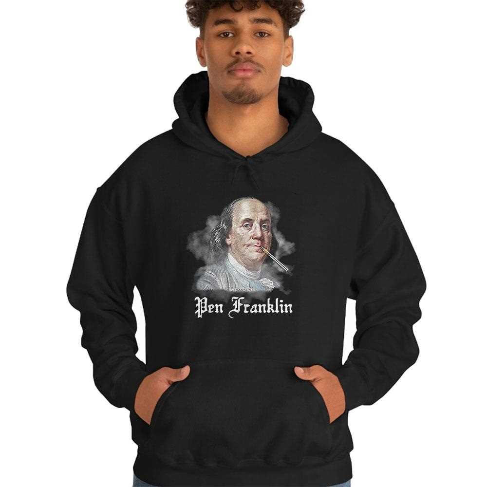 Benjamin Franklin Pen Franklin Smoking Shirt Benjamin Franklin Pen Franklin Smoking Shirt