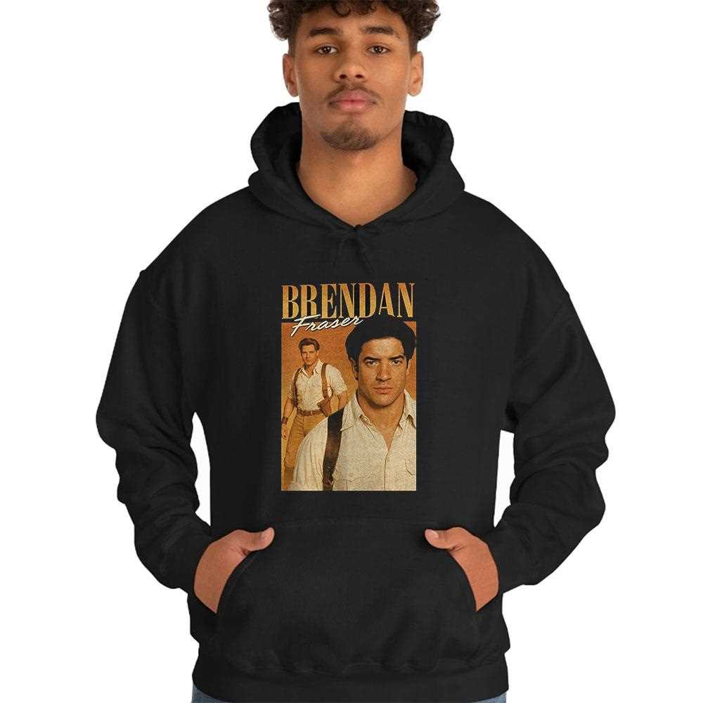 Brendan Fraser The Mummy Portrait Shirt Brendan Fraser The Mummy Portrait Shirt