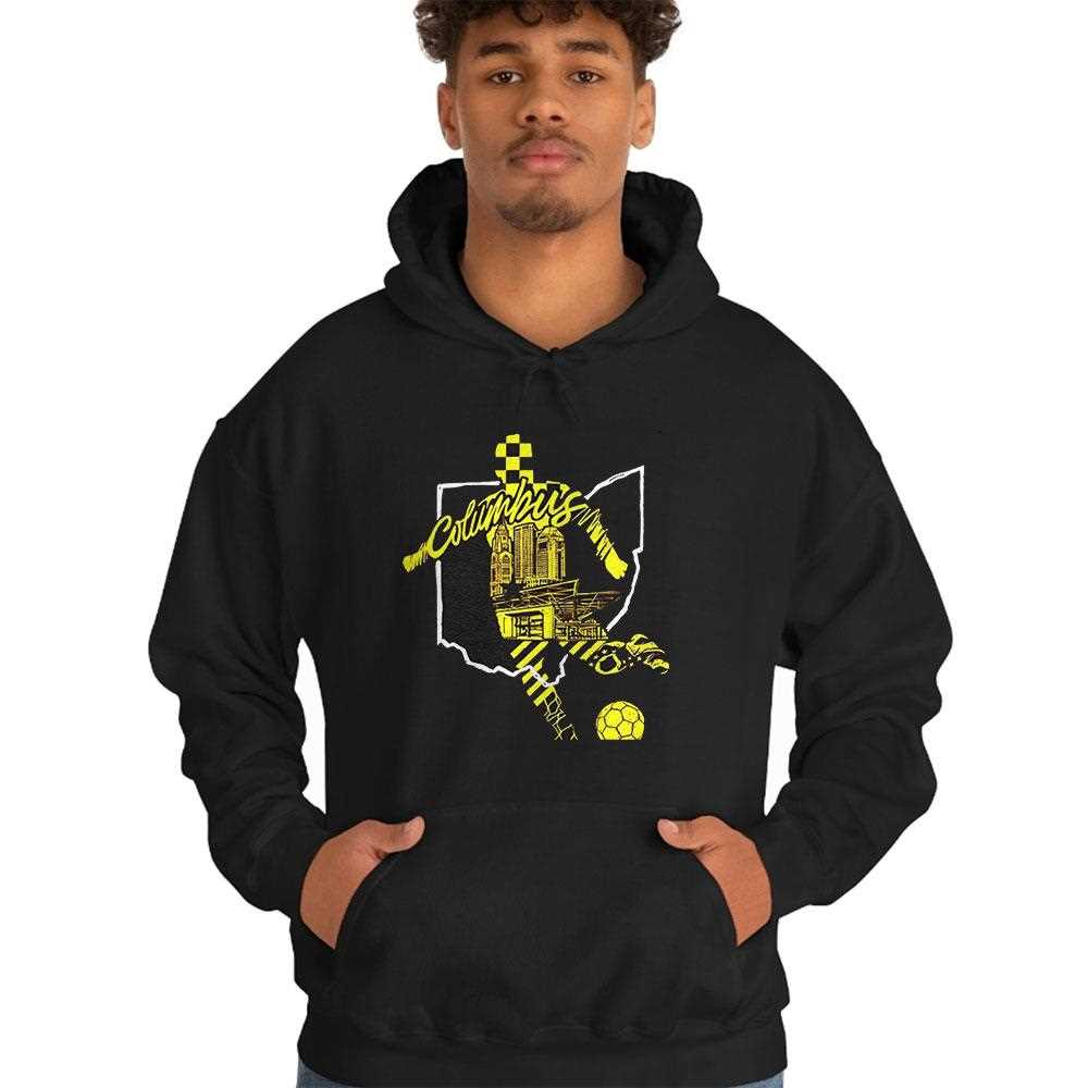 Columbus Crew Soccer Silhouette Shirt Columbus Crew Soccer Silhouette Shirt