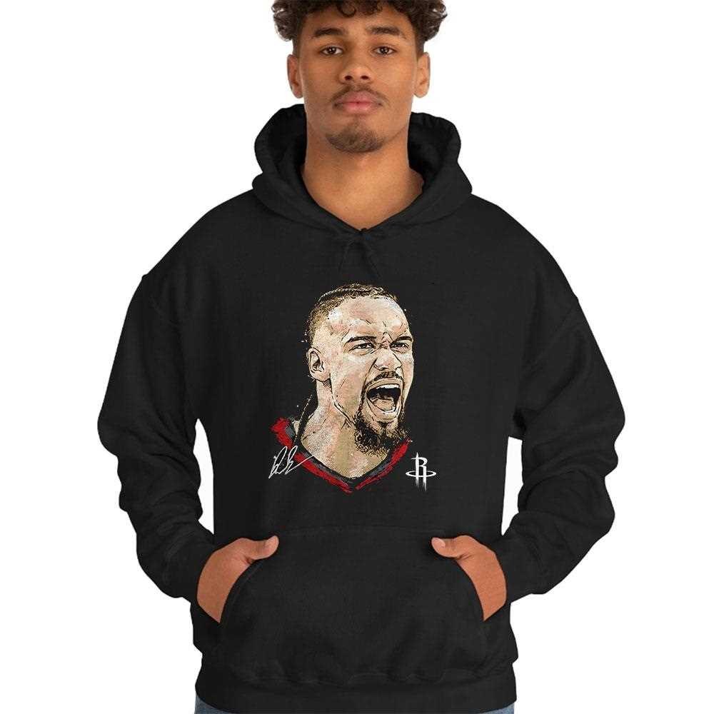 Dillon Brooks Houston Rockets Mlb Basketball Player Portrait Signature Shirt Dillon Brooks Houston Rockets Mlb Basketball Player Portrait Signature Shirt