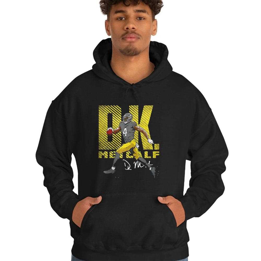 Dk Metcalf Pittsburgh Steelers Nfl Football Bold Shirt Dk Metcalf Pittsburgh Steelers Nfl Football Bold Shirt