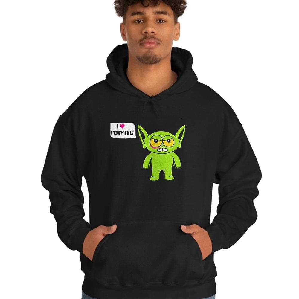 I Love Movements Alien Shirt I Love Movements Alien Shirt