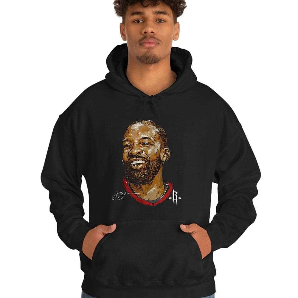 Jeff Green Houston Rockets Mlb Basketball Player Portrait Signature Shirt Jeff Green Houston Rockets Mlb Basketball Player Portrait Signature Shirt