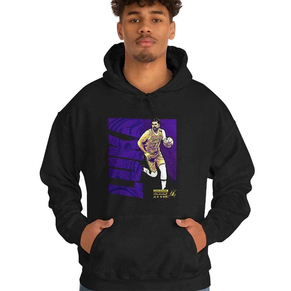 Luka Doncic Los Angeles Lakers Nba Basketball Player Wave Shirt Luka Doncic Los Angeles Lakers Nba Basketball Player Wave Shirt