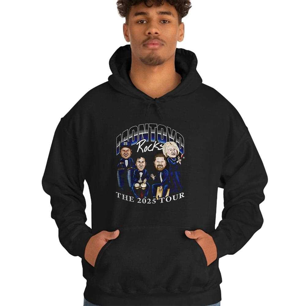 Montoyo Band The 2025 Tour Cartoon Shirt Montoyo Band The 2025 Tour Cartoon Shirt