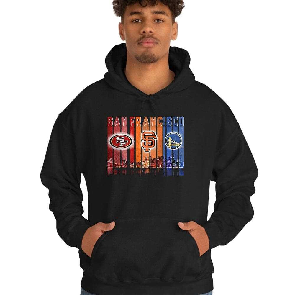 San Francisco 49ers X San Francisco Giants X Golden State Warriors Shirt San Francisco 49ers X San Francisco Giants X Golden State Warriors Shirt