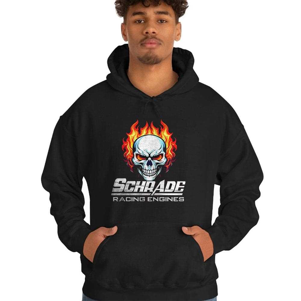 Schrade Racing Engines Skull Shirt Schrade Racing Engines Skull Shirt