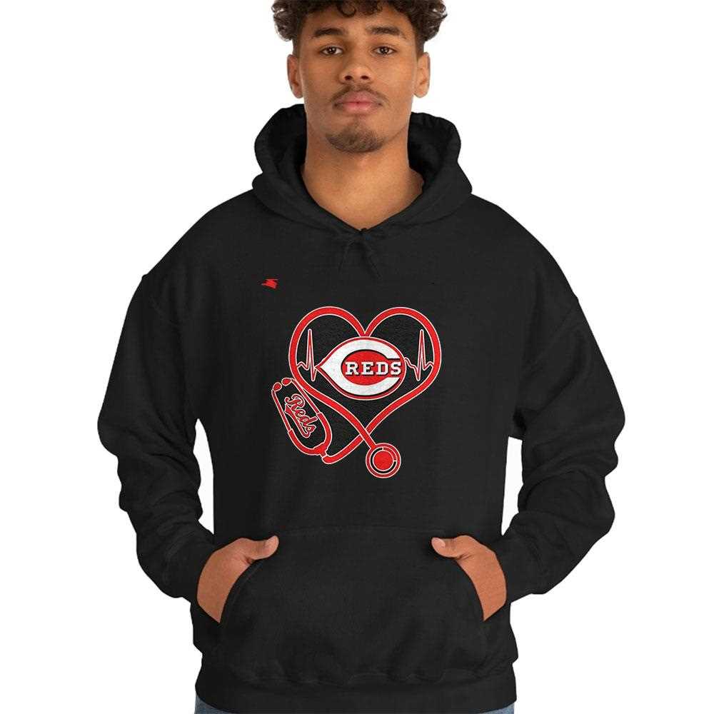 Stethoscope Cincinnati Reds Shirt Stethoscope Cincinnati Reds Shirt