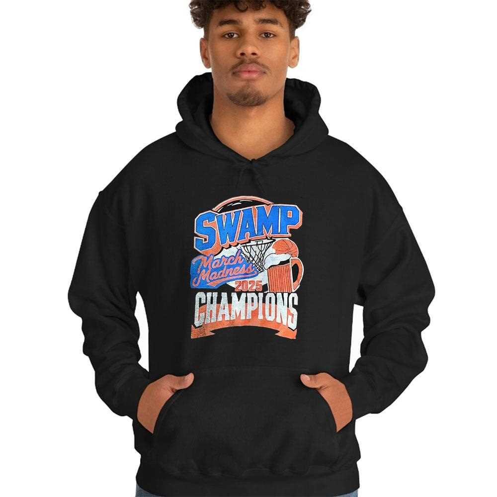 Swamp March Madness 2025 Champions Shirt Swamp March Madness 2025 Champions Shirt