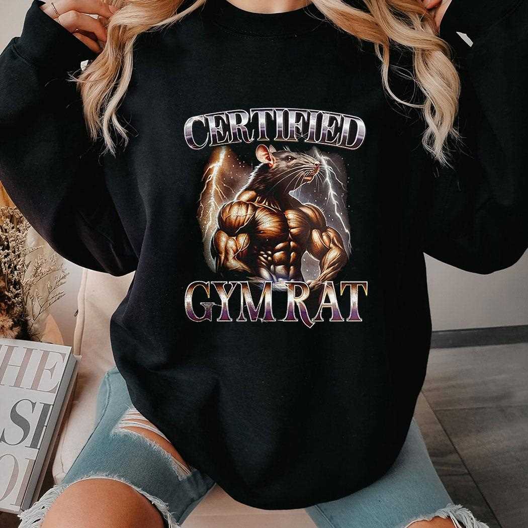 Certified Gym Rat Vintage Shirt Certified Gym Rat Vintage Shirt
