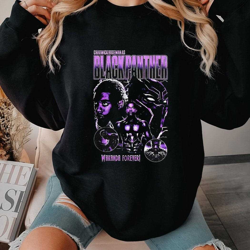 Chadwick Boseman As Marvel Black Panther Wakanda Forever Shirt Chadwick Boseman As Marvel Black Panther Wakanda Forever Shirt