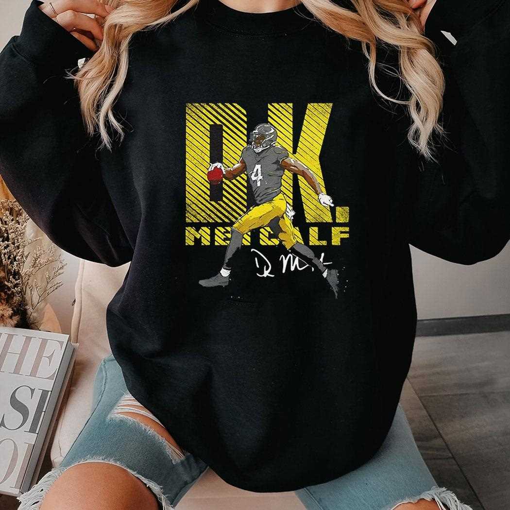 Dk Metcalf Pittsburgh Steelers Nfl Football Bold Shirt Dk Metcalf Pittsburgh Steelers Nfl Football Bold Shirt