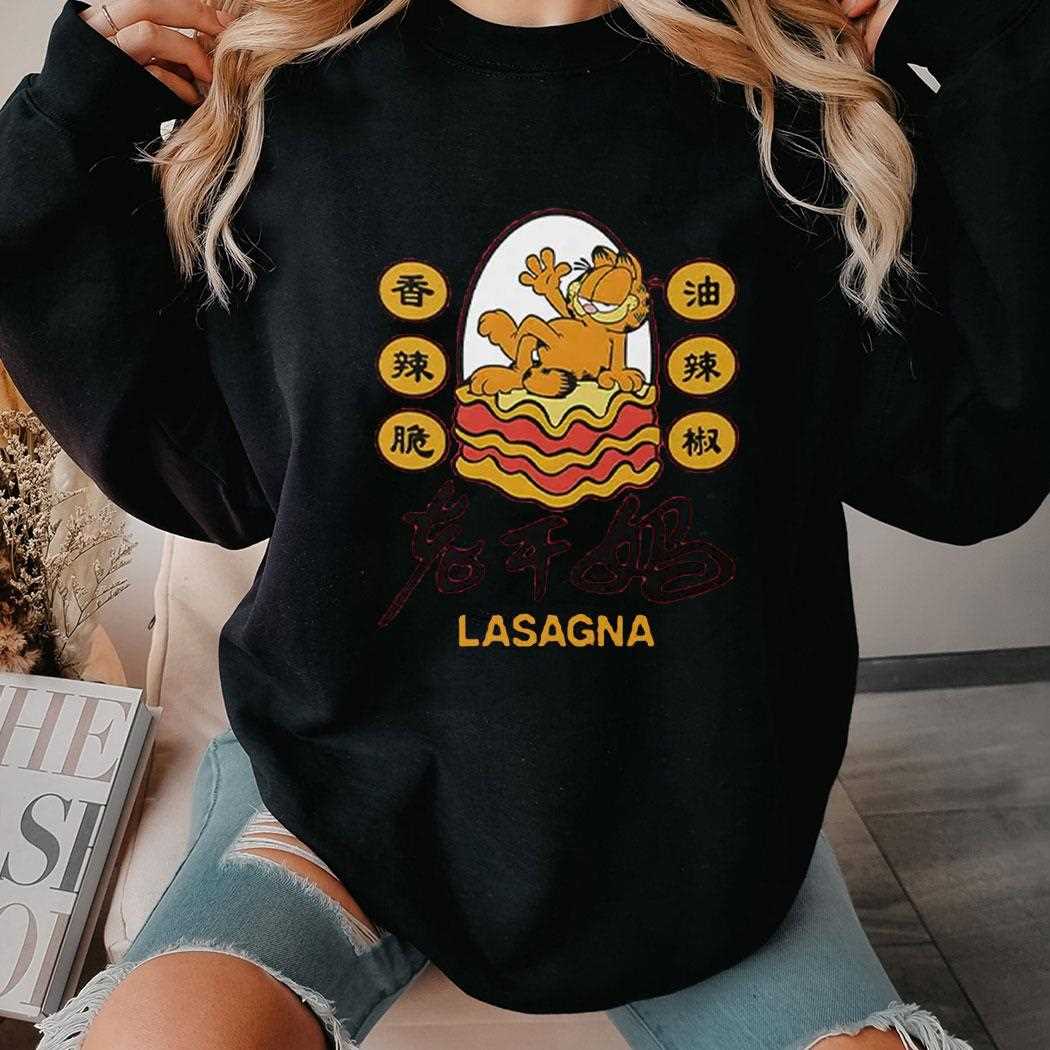 Garfield Lasagna Chili Oil Shirt Garfield Lasagna Chili Oil Shirt
