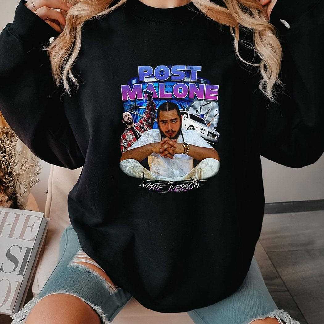 Post Malone The White Iverson Shirt Post Malone The White Iverson Shirt