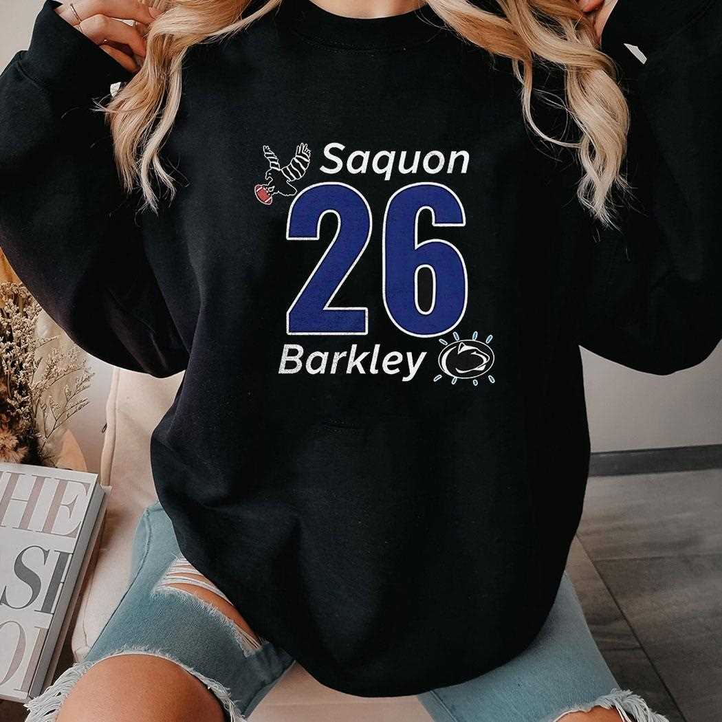 Saquon Barkley Eagle X Pen Stat Shirt Saquon Barkley Eagle X Pen Stat Shirt