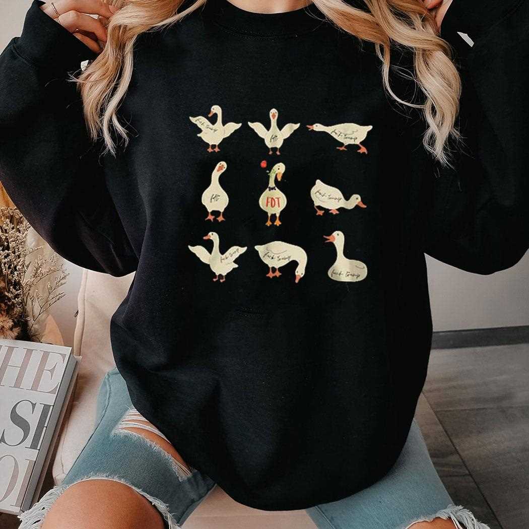 Silly Goose Subtle Anti Fdt Print Shirt Silly Goose Subtle Anti Fdt Print Shirt