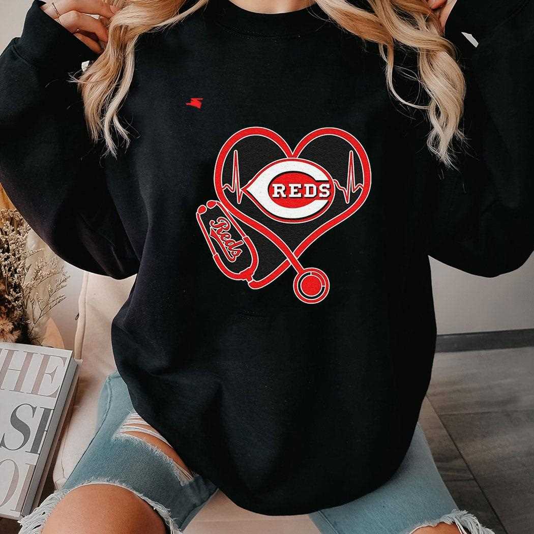 Stethoscope Cincinnati Reds Shirt Stethoscope Cincinnati Reds Shirt