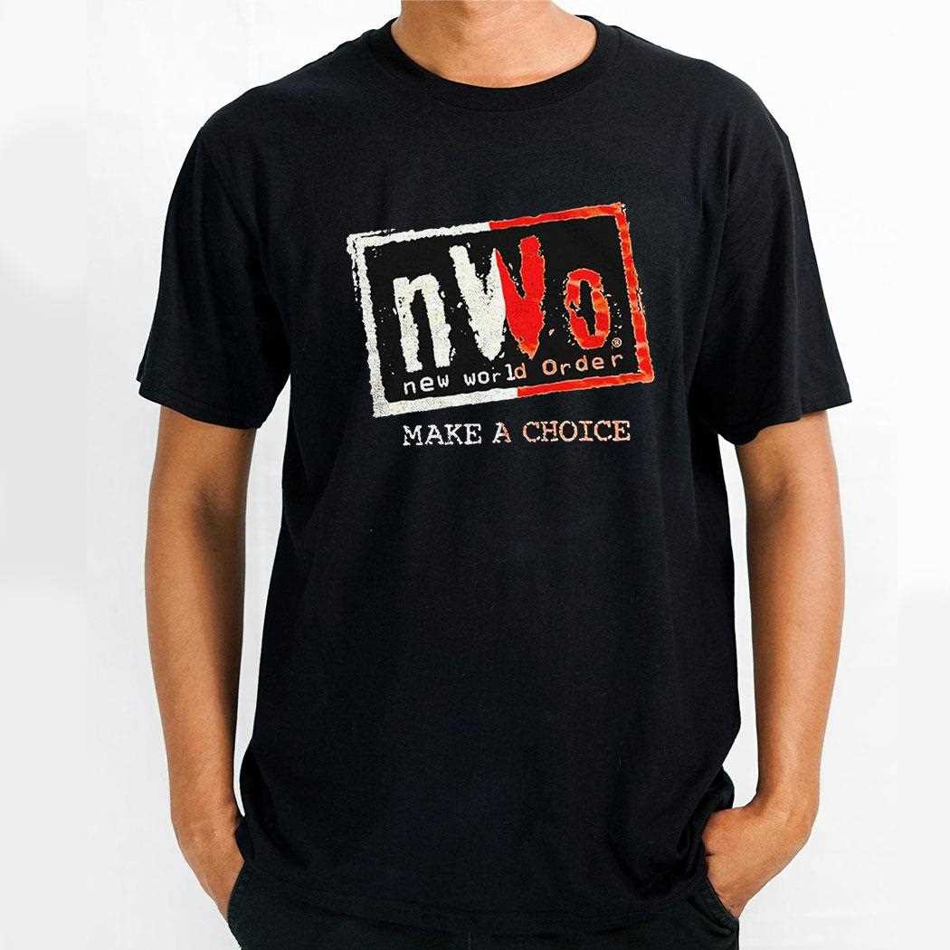 New World Order Make A Choice Shirt New World Order Make A Choice Shirt