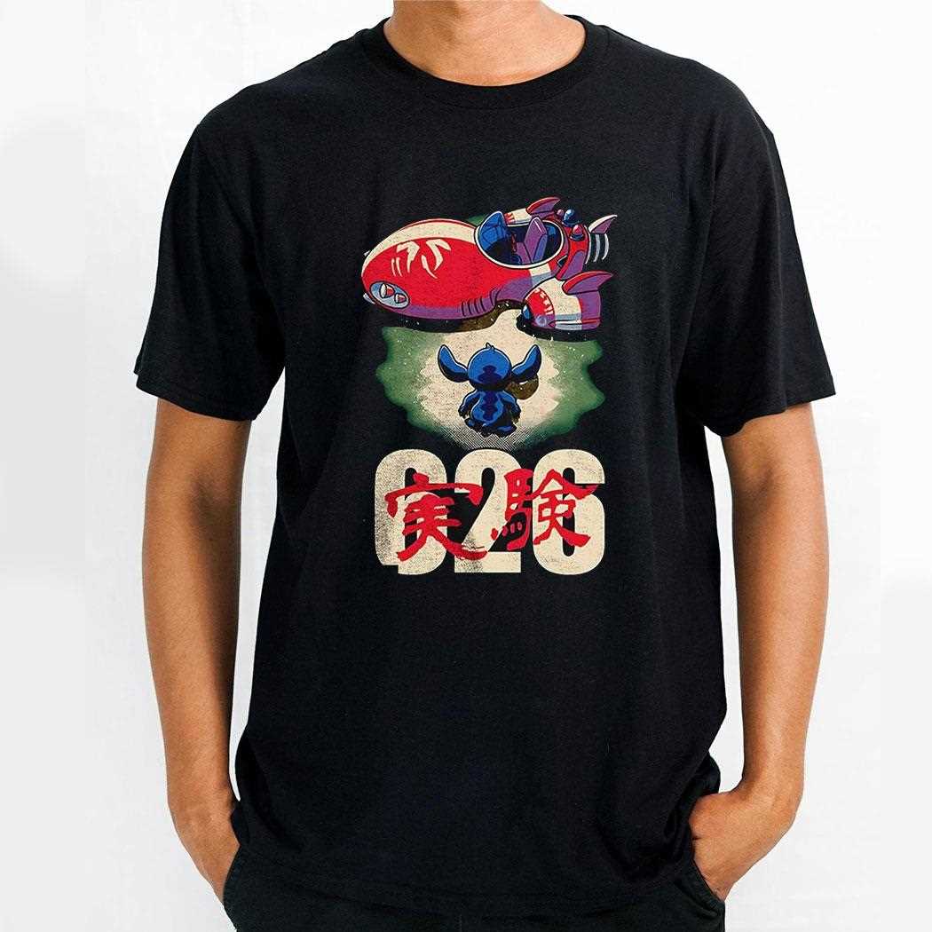 Stitch X The Akira Anime Extraterrestrial Spaceship Poster Shirt Stitch X The Akira Anime Extraterrestrial Spaceship Poster Shirt
