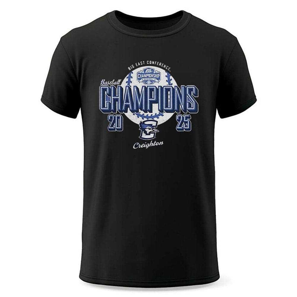 Creighton Bluejays Big East Conference Champions 2025 Shirt Creighton Bluejays Big East Conference Champions 2025 Shirt