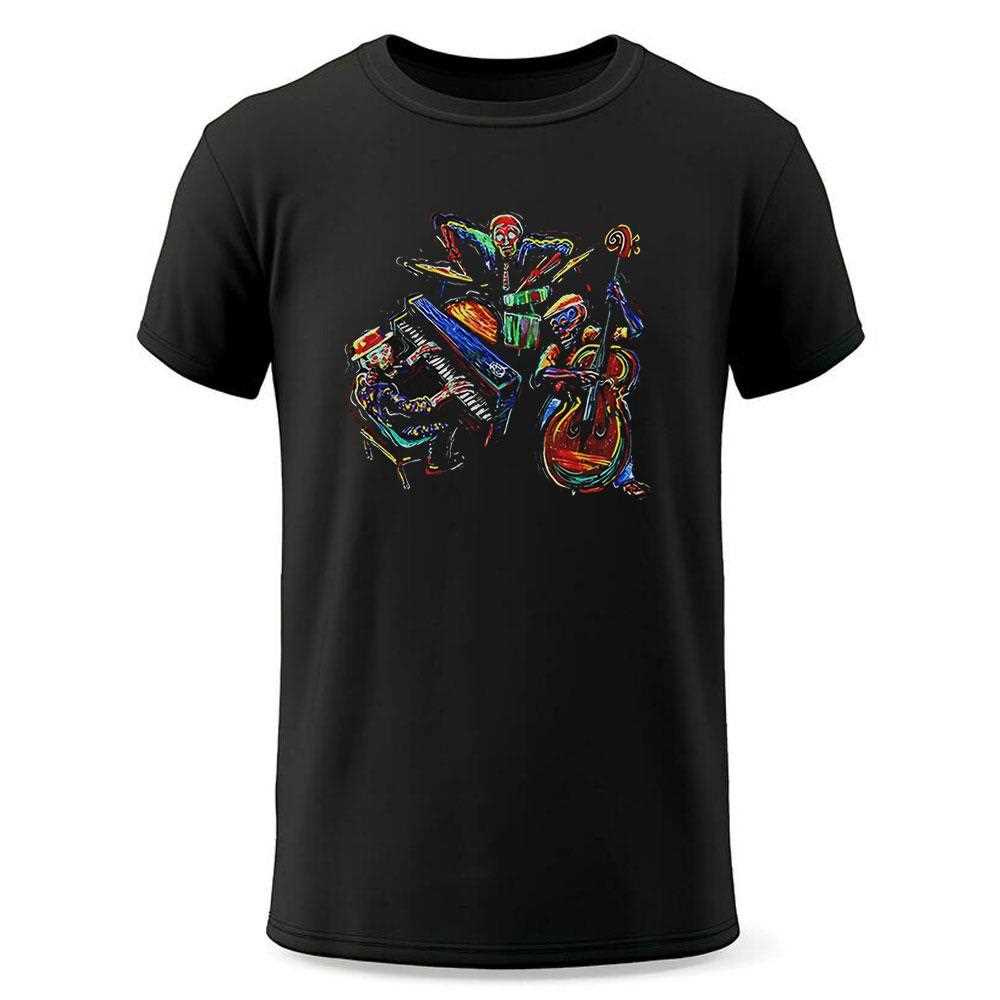 Dancing Skeleton Music Band Shirt Dancing Skeleton Music Band Shirt