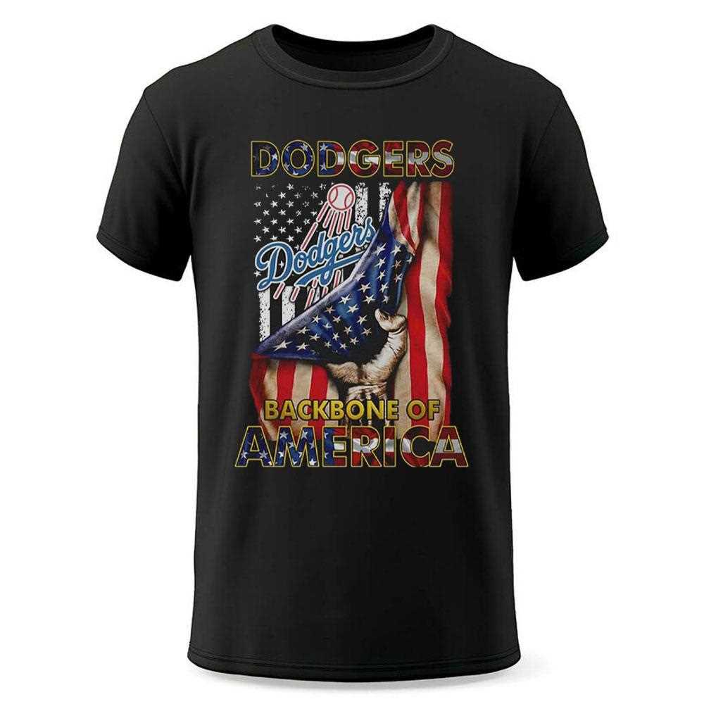 Dodgers Backbone Of America July 4th Shirt Dodgers Backbone Of America July 4th Shirt