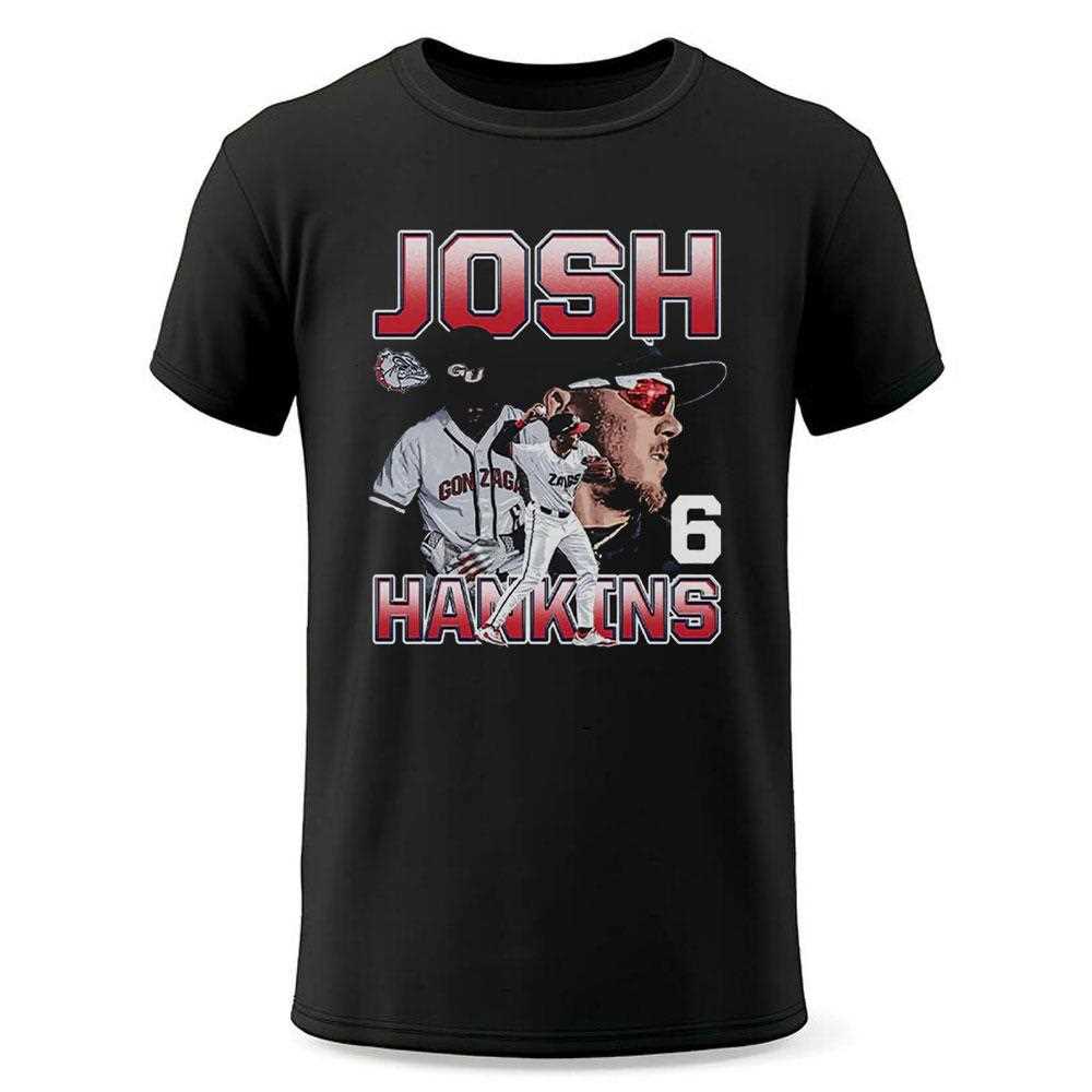 Gonzaga Ncaa Baseball Josh Hankins Collage Shirt Gonzaga Ncaa Baseball Josh Hankins Collage Shirt