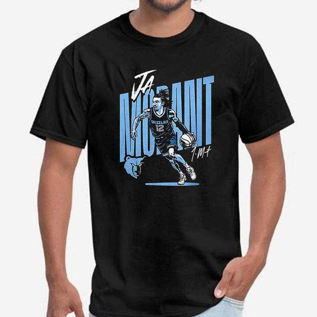 Ja Morant Memphis Grizzlies Basketball Player Vector Shirt Ja Morant Memphis Grizzlies Basketball Player Vector Shirt