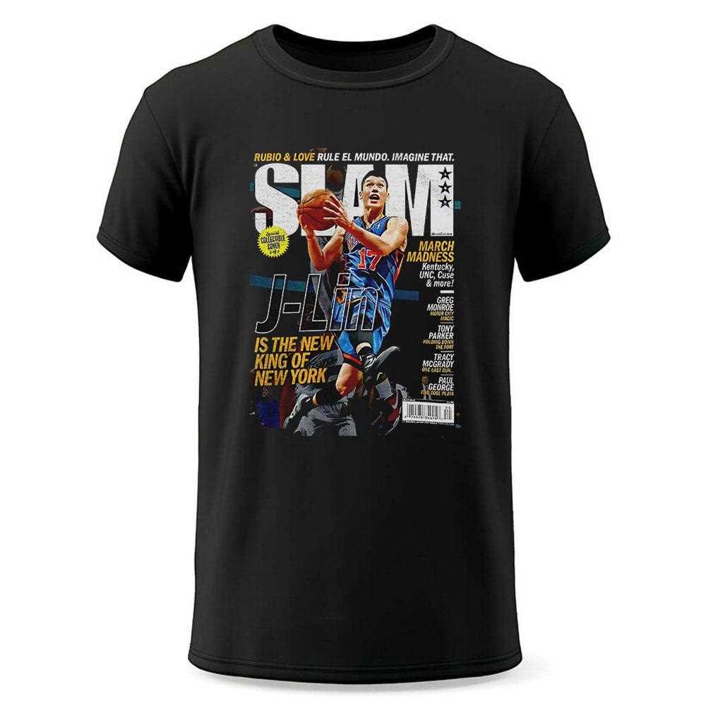 Jeremy Lin New York Knicks Nba Basketball Slam Is The New King Of New York Shirt Jeremy Lin New York Knicks Nba Basketball Slam Is The New King Of New York Shirt