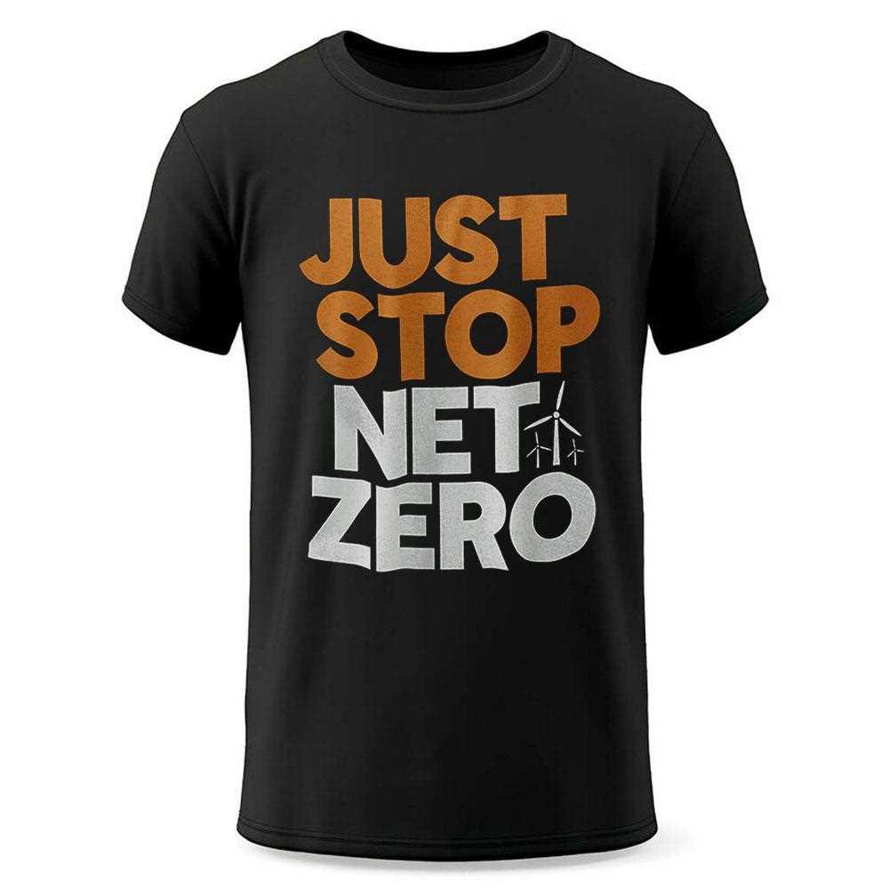 Just Stop Net Zero Shirt Just Stop Net Zero Shirt