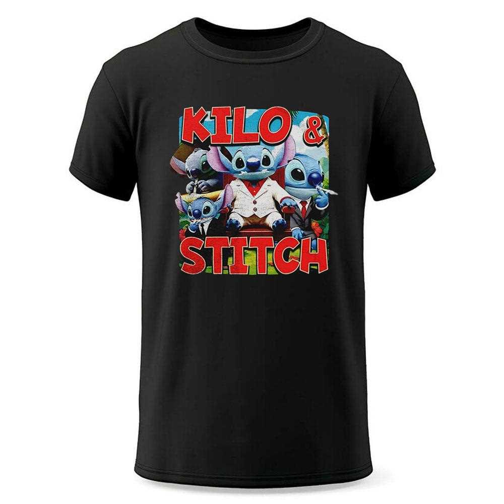Kilo And Stitch Cartoon Shirt Kilo And Stitch Cartoon Shirt
