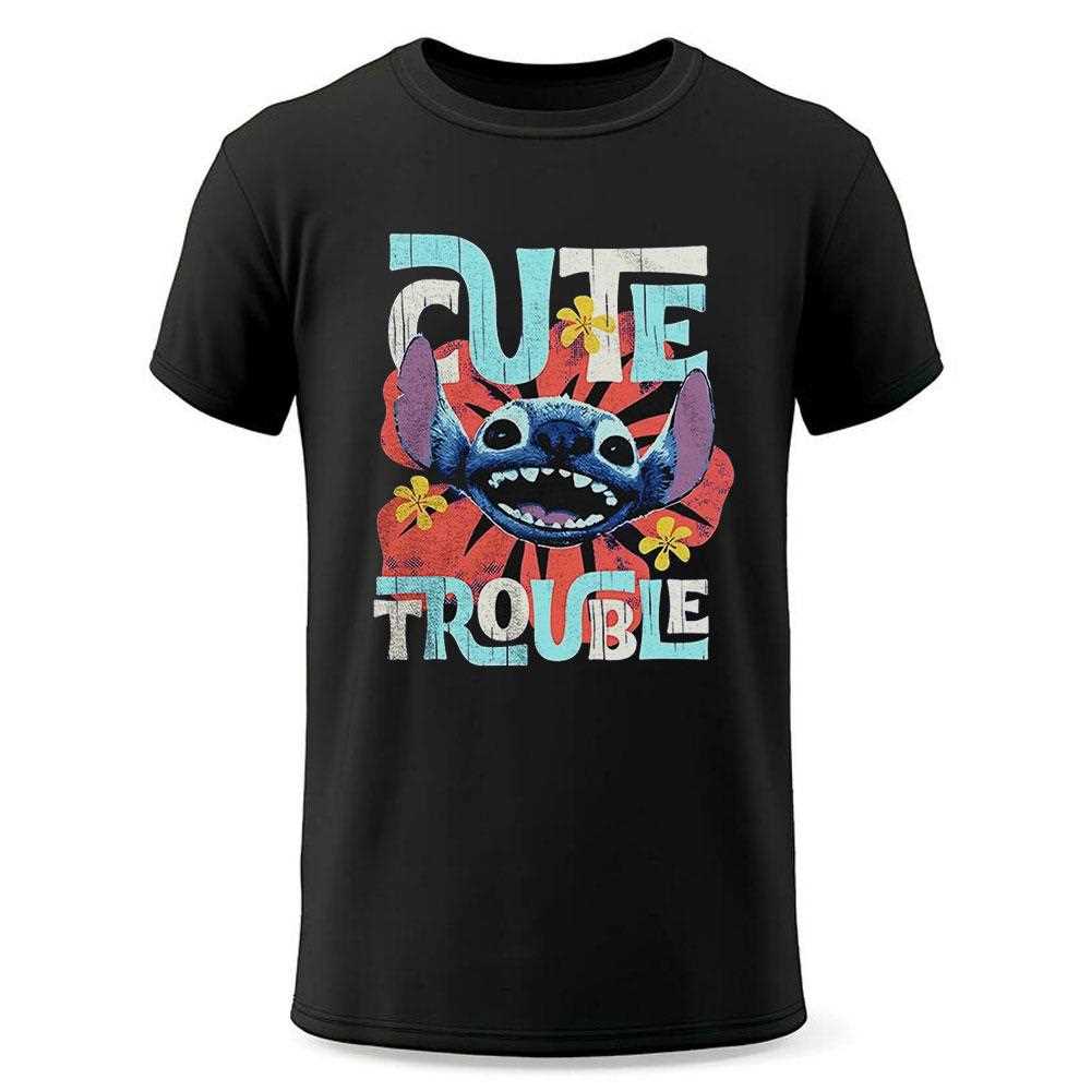 Lilo And Stitch Cute Trouble Shirt Lilo And Stitch Cute Trouble Shirt