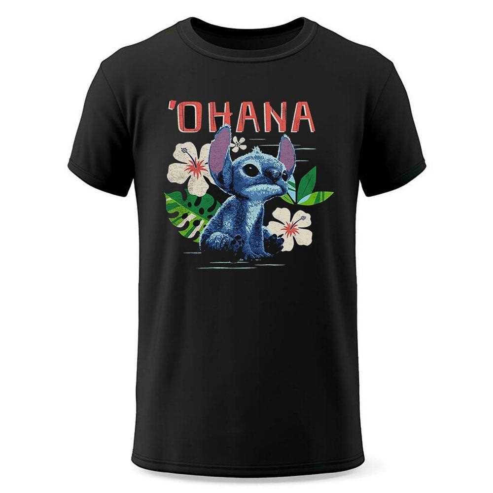Lilo And Stitch Ohana Flowers Shirt Lilo And Stitch Ohana Flowers Shirt