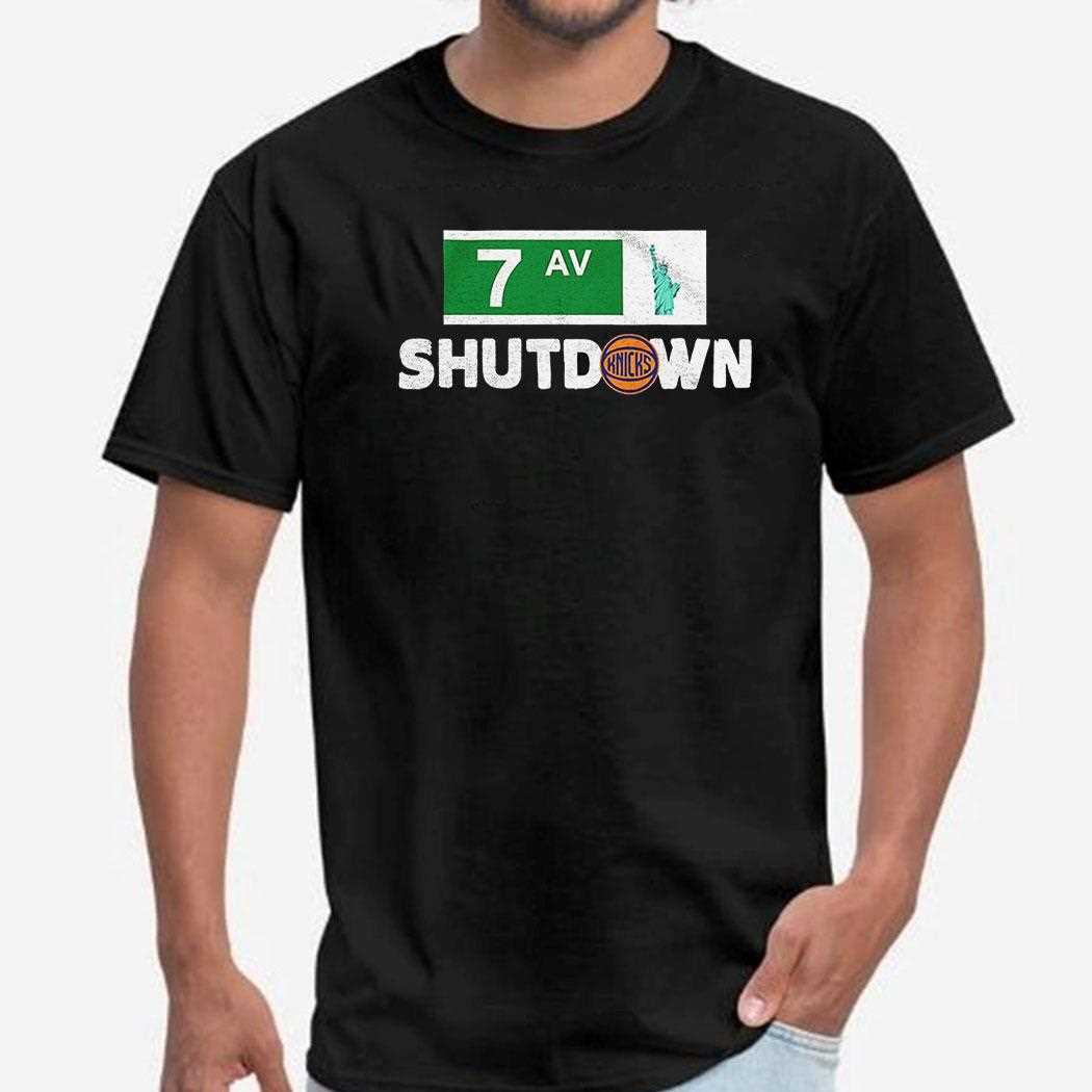 New York Knicks 7th Avenue Shutdown Shirt New York Knicks 7th Avenue Shutdown Shirt