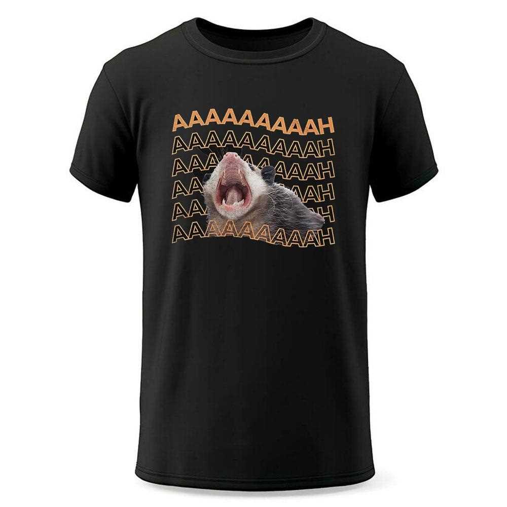 Opossum Screaming Shirt Opossum Screaming Shirt